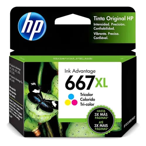 Cartucho Hp 667xl Color 1275 2336 2374 2375 2376 2775 4175 
