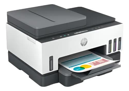 Impresora Multifunción A Color Hp Smart Tank 750 Con Wifi 22 Blanco