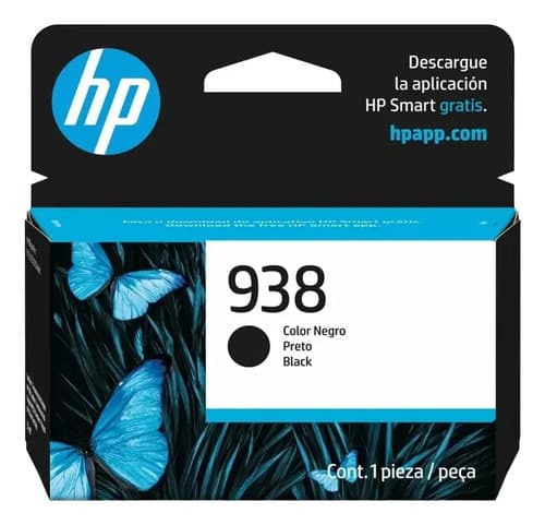 Cartucho De Tinta Negra Hp 938