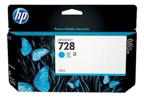 Cartucho Hp 728 Cyan F9j67al 130ml T730 T830