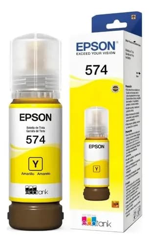 Botella De Tinta Amarillo Epson T574 Amarillo 65ml T574420