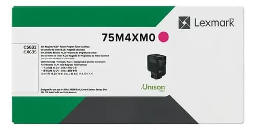 Toner Lexmark 75m4xm0 Color Magenta Para Cs632 Cx632 Cx635 Magenta