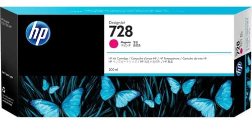 Cartucho De Tinta Hp F9k16a Color Magenta 728 De 300 Ml