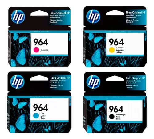 Kit De Cartuchos De Tinta 04 Hp 964 9010 9020, Colores