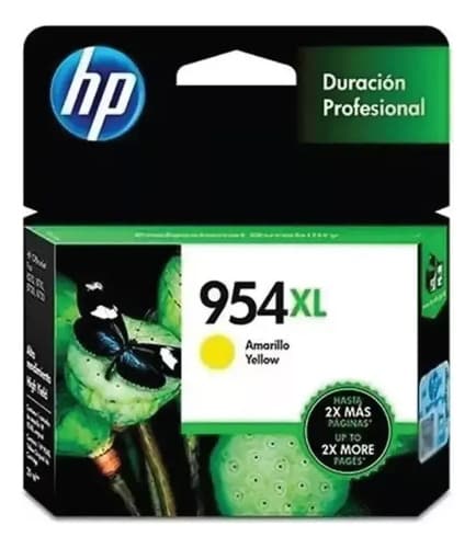 Cartucho Hp 954xl 954 Xl Amarillo L0s68al Garantía Original