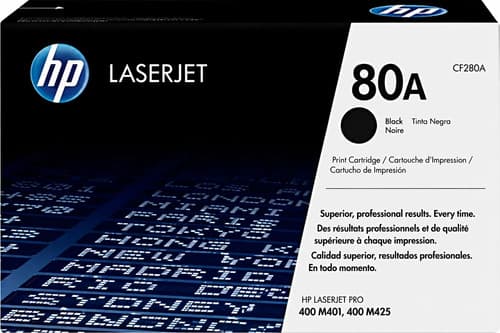 Toner Hp Cf280a 280a Cf280 80a Negro 400 M401 M425 Original Negro