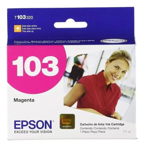 Cartucho Original Epson 103 T103 Color T1110 T40w Tx515fn