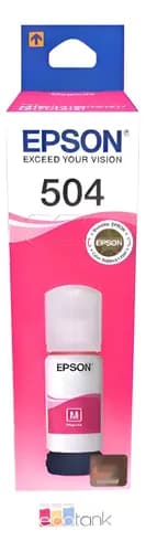 Botella Tinta Epson 504 Magent L4150 L4160 L6161 L6171 L6191 Magenta
