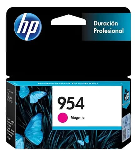 Cartucho De Tinta Hp 954 Magenta, Modelo: L0s53al