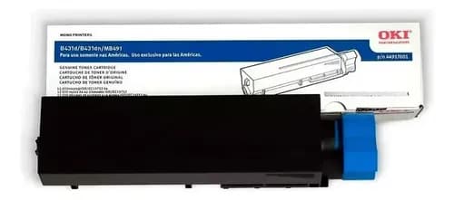Tóner Oki Negro 44917617 Para Impresoras B431 Y M491