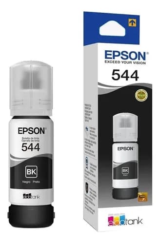 Tinta Epson 544 Negro T544120 L1110 L3110 L3150 L5190 Origin Negro