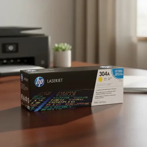 Toner Hp 304a Amarillo Cc532a  Original Amarillo