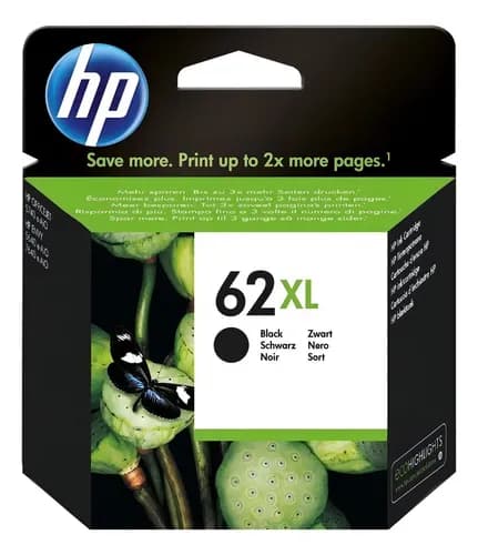 Cartucho Hp 62xl 62 Xl Negro 200 250 5540 5547 7640