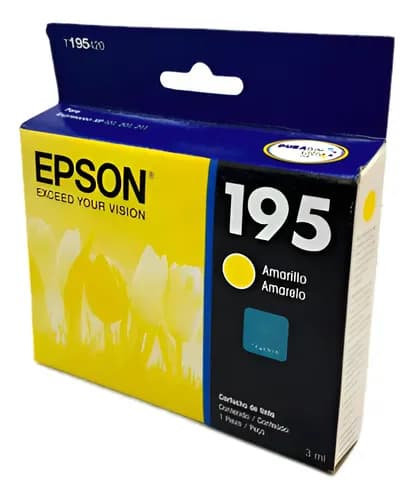 Cartucho T195420 Epson 195 Amarillo Para Xp-20 101 Blister