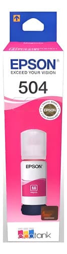 Tinta Epson 504 Magenta L4150 L4160 L6161 L6171 L6191 70ml Magenta