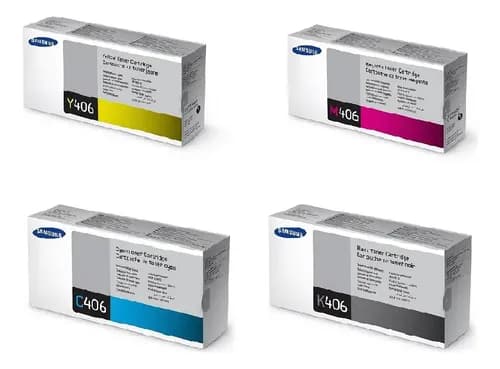 Kit De 4 Tóner Para Samsung Clt-406s|clp-365|clx-3305|c460
