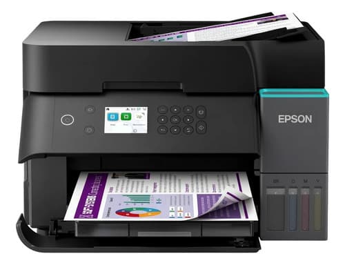 Impresora Epson Ecotank L6370 Multifunción Wifi Negro