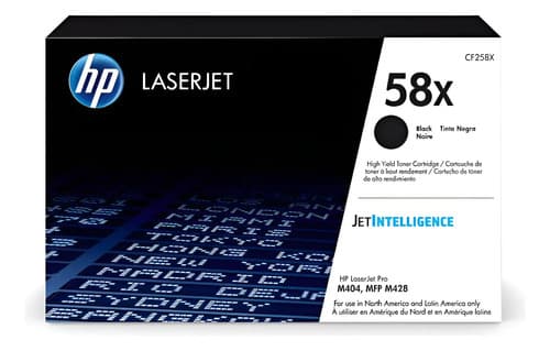 Toner Hp Cf258x 58x M404 M428 404 428 Original Negro Negro